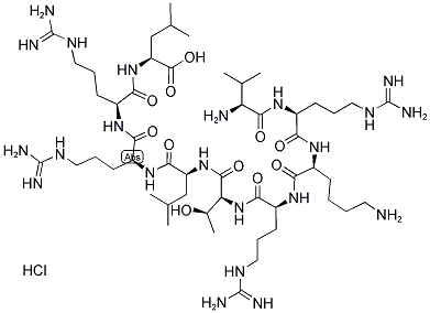 VAL-ARG-LYS-ARG-THR-LEU-ARG-ARG-LEU HCL Struktur