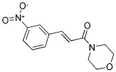 4-[(2E)-3-(3-NITROPHENYL)PROP-2-ENOYL]MORPHOLINE Struktur