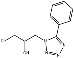 1-CHLORO-3-(5-PHENYL-1H-TETRAAZOL-1-YL)-2-PROPANOL Struktur