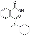 2-[[CYCLOHEXYL(METHYL)AMINO]CARBONYL]BENZOIC ACID Struktur