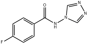 4-FLUORO-N-(4H-1,2,4-TRIAZOL-4-YL)BENZENECARBOXAMIDE Struktur