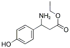 3-AMINO-3-(4-HYDROXY-PHENYL)-PROPIONIC ACID ETHYL ESTER Struktur