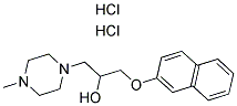 1-(4-METHYLPIPERAZIN-1-YL)-3-(2-NAPHTHYLOXY)PROPAN-2-OL DIHYDROCHLORIDE Struktur