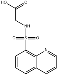 (QUINOLINE-8-SULFONYLAMINO)-ACETIC ACID Struktur