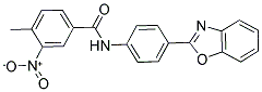 N-(4-BENZOOXAZOL-2-YL-PHENYL)-4-METHYL-3-NITRO-BENZAMIDE Struktur