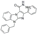 9-BENZYL-2-PHENYL-9H-IMIDAZO[1,2-A]BENZIMIDAZOLE-3-CARBOHYDRAZIDE Struktur