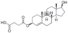 4-ANDROSTEN-3-BETA, 17-BETA-DIOL 3-HEMISUCCINATE Struktur