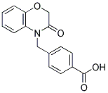 4-(4-CARBOXYBENZYL)-2H-1,4-BENZOXAZIN-3(4H)-ONE Struktur