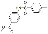 4-(TOLUENE-4-SULFONYLAMINO)-BENZOIC ACID METHYL ESTER Struktur