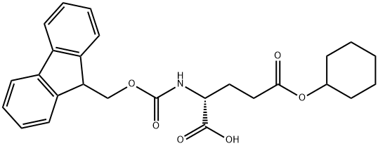 FMOC-D-GLU(OCHX)-OH Struktur