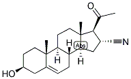 5-PREGNEN-16-ALPHA-CYANO-3-BETA-OL-20-ONE Struktur