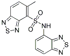 N-(2,1,3-BENZOTHIADIAZOL-4-YL)-5-METHYL-2,1,3-BENZOTHIADIAZOLE-4-SULFONAMIDE Struktur