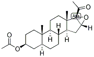 5-ALPHA-PREGNAN-16,17-EPOXY-3-BETA-OL-20-ONE ACETATE Struktur