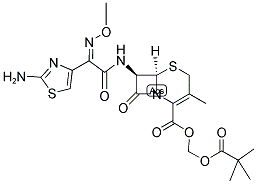 CEFETAMET PIVOXIL Struktur