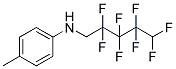 N1-(2,2,3,3,4,4,5,5-OCTAFLUOROPENTYL)-4-METHYLANILINE Struktur