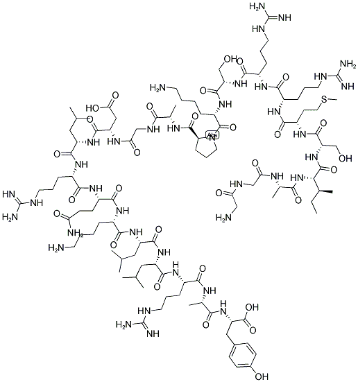 GLY-GLY-ALA-ILE-SER-MET-ARG-ARG-SER-LYS-PRO-ALA-GLY-ASP-LEU-ARG-GLN-LYS-LEU-LEU-ARG-ALA-TYR Struktur