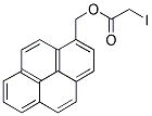 1-PYRENEMETHYL IODOACETATE Struktur