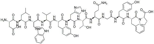 ASP-LEU-TRP-VAL-TYR-HIS-THR-GLN-GLY-TYR-PHE-PRO Struktur