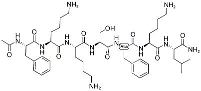 AC-FKKSFKL-NH2 Struktur