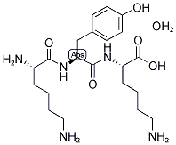 L-LYS-TYR-LYS H2O Struktur