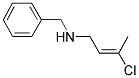 BENZYL-(3-CHLORO-BUT-2-ENYL)-AMINE Struktur