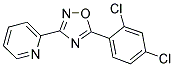 2-[5-(2,4-DICHLOROPHENYL)-1,2,4-OXADIAZOL-3-YL]PYRIDINE Struktur