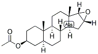 5ALPHA-ANDROSTAN-16ALPHA-EPOXY-3BETA-OL-3-ACETATE Struktur