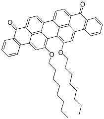 16,17-BIS(OCTYLOXY)ANTHRA[9,1,2-CDE-]BENZO[RST]PENTAPHENE-5-10-DIONE Struktur