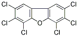 2,3,4,6,7,8-HEXACHLORODIBENZOFURAN Struktur