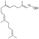 ALL TRANS GERANYL GERANIOL, [1-14C] Struktur