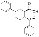 2-TRANS-BENZOYL-5-TRANS-PHENYL-1-CYCLOHEXANECARBOXYLIC ACID Struktur