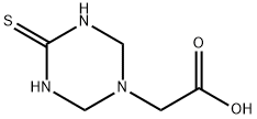 (4-THIOXO-[1,3,5]TRIAZINAN-1-YL)-ACETIC ACID Struktur