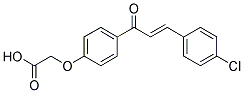 2-(4-[3-(4-CHLOROPHENYL)ACRYLOYL]PHENOXY)ACETIC ACID Struktur