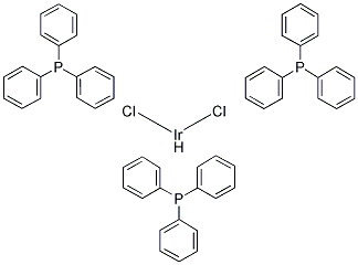 DICHLOROHYDRIDOTRIS(TRIPHENYLPHOSPHINE)IRIDATE (III) Struktur