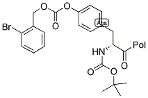 BOC-D-TYR(2-BR-Z)-PAM RESIN Struktur