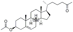 27-NOR-5-CHOLESTEN-3-BETA-OL-25-ONE ACETATE Struktur