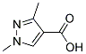 1,3-DIMETHYL-1H-PYRAZOLE-4-CARBOXYLIC ACID Struktur