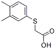 [(3,4-DIMETHYLPHENYL)THIO]ACETIC ACID Struktur