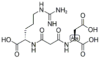 RETRO-ARG-MALONYL-ASP-OH Struktur