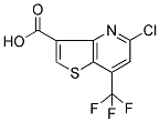 5-CHLORO-7-(TRIFLUOROMETHYL)THIENO[3,2-B]PYRIDINE-3-CARBOXYLIC ACID Struktur