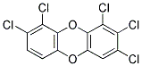 1,2,3,8,9-PENTACHLORODIBENZO-P-DIOXIN Struktur