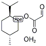 L-MENTHYL GLYOXYLATE HYDRATE Struktur