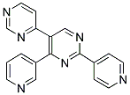 2-(PYRIDIN-4-YL)-4-(PYRIDIN-3-YL)-5-(PYRIMIDIN-4-YL)PYRIMIDINE Struktur