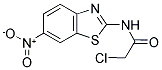 2-CHLORO-N-(6-NITRO-BENZOTHIAZOL-2-YL)-ACETAMIDE Struktur