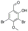 3,5-DIBROMO-2-HYDROXY-4-METHOXYBENZALDEHYDE Struktur