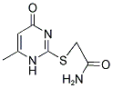 2-(6-METHYL-4-OXO-1,4-DIHYDRO-PYRIMIDIN-2-YLSULFANYL)-ACETAMIDE Struktur