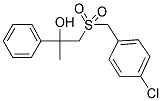 1-[(4-CHLOROBENZYL)SULFONYL]-2-PHENYL-2-PROPANOL Struktur