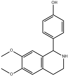 4-(6,7-DIMETHOXY-1,2,3,4-TETRAHYDRO-ISOQUINOLIN-1-YL)-PHENOL Struktur