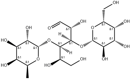 LEWIS A TRISACCHARIDE, METHYL GLYCOSIDE Struktur