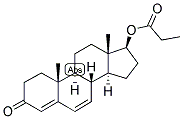 4,6-ANDROSTADIEN-17-BETA-OL-3-ONE PROPIONATE Struktur